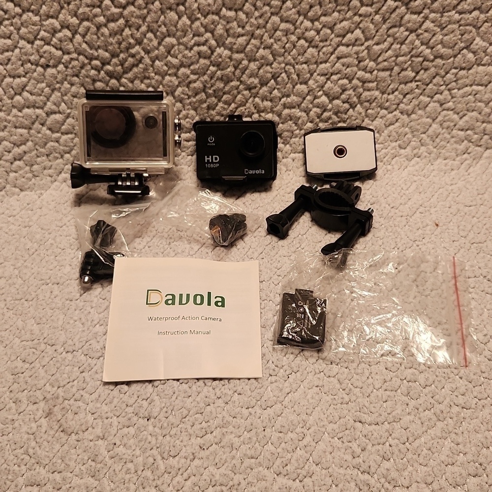 Davola Waterproof Action Camera parts and pieces